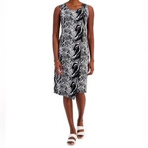 Women's Abstract Animal-Print
Dress.